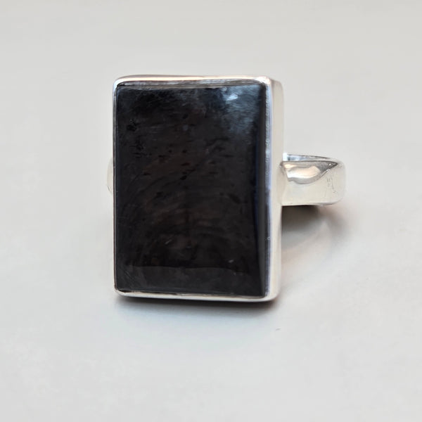 Hypersthene Silver Rings