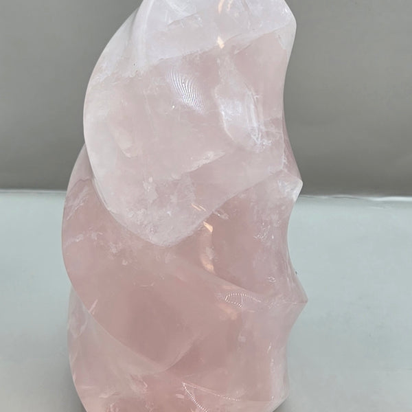 Rose Quartz Flame (Madagascar)