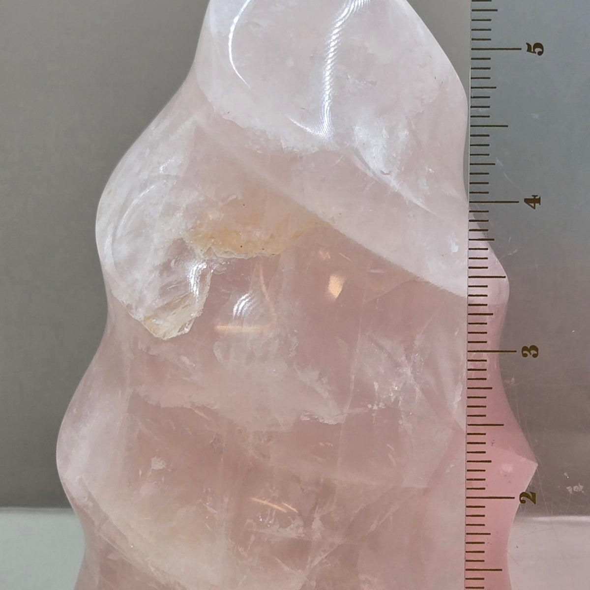 Rose Quartz Flame (Madagascar)