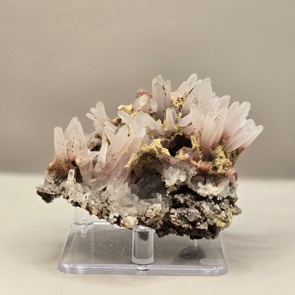 Red Quartz with Epidote (Peru)