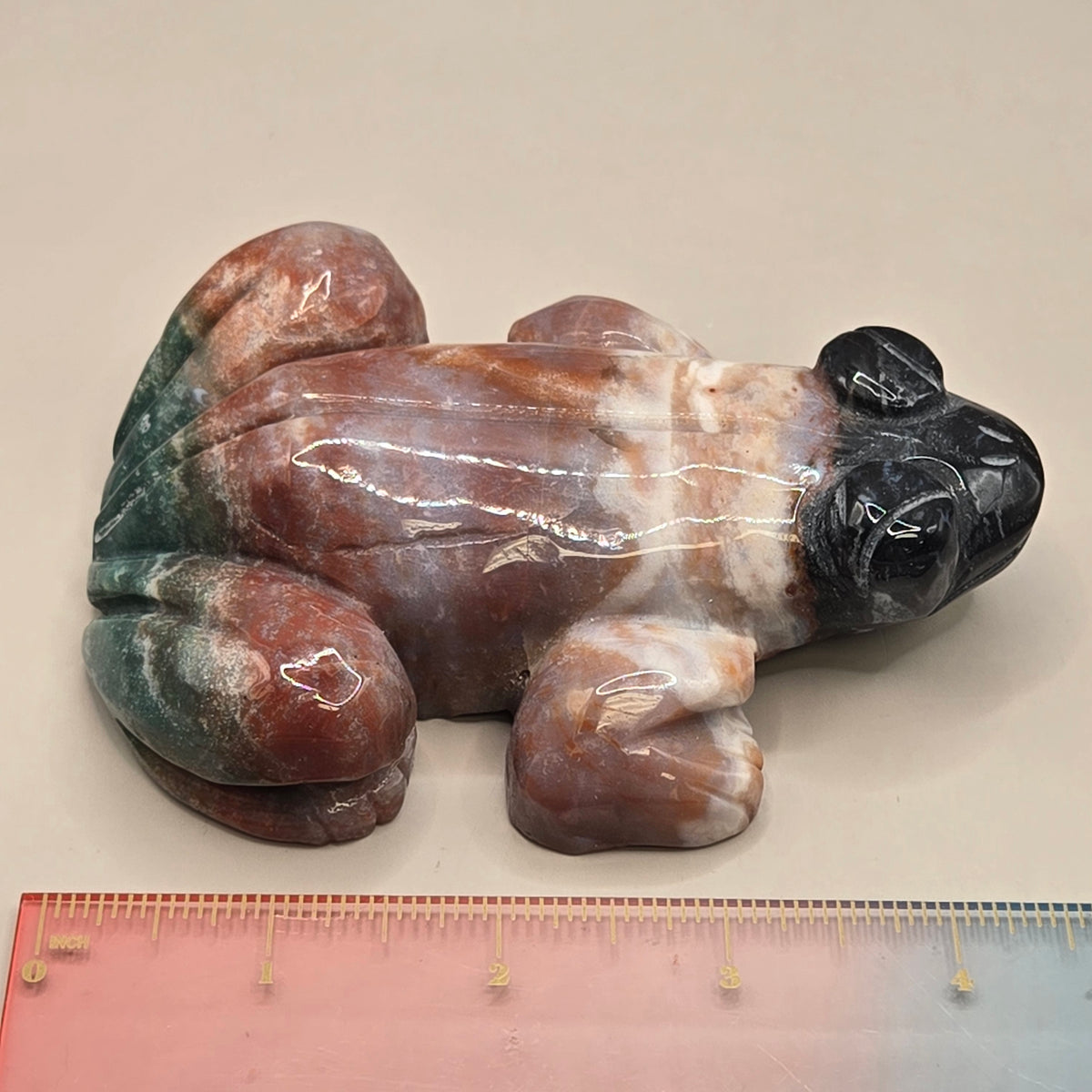 Ocean Jasper Frog (Polished)
