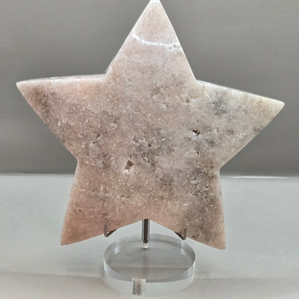 Pink Amethyst Star (Brazil; Stand Included)
