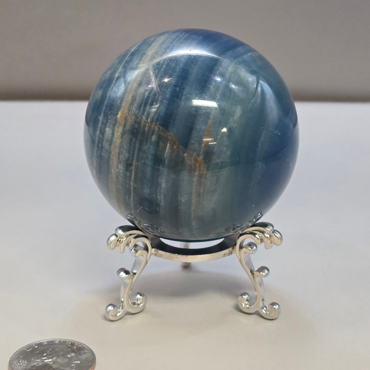 Blue Lemurian Aquatine Calcite (Blue Onyx)