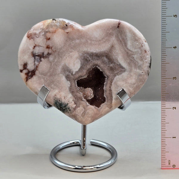 Pink Amethyst Heart