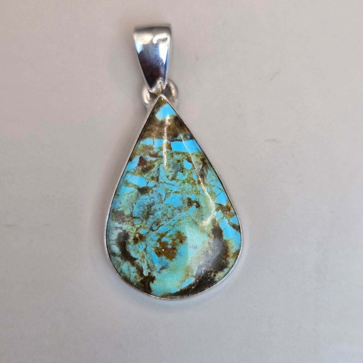 Number 8 Turqouise Pendants