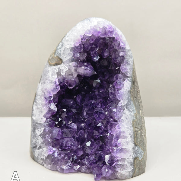 Grape Jelly Brazilian Amethyst Freeforms with Polished Sides