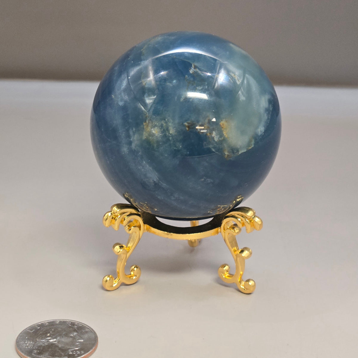 Blue Lemurian Aquatine Calcite (Blue Onyx)