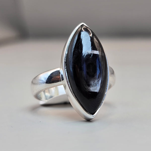 Hypersthene Silver Rings