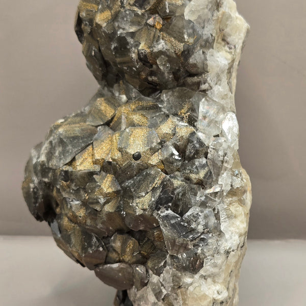 Benz Calcite with Pyrite