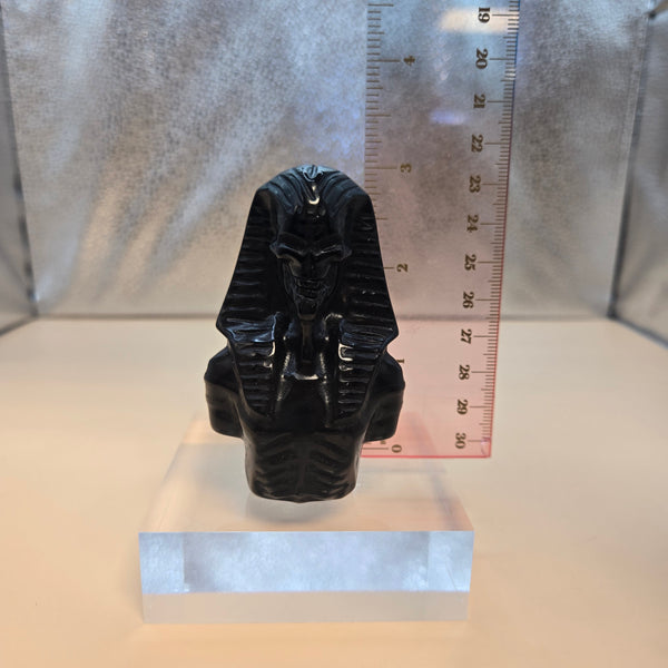 Black Obsidian Egyptian Carvings