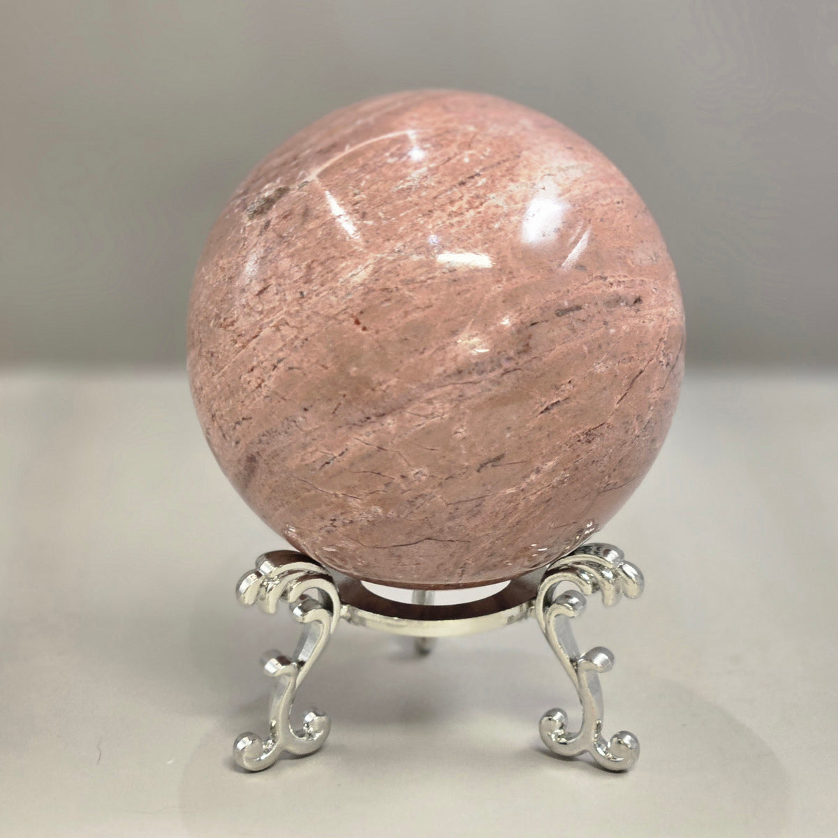 Pink Dolomite Sphere
