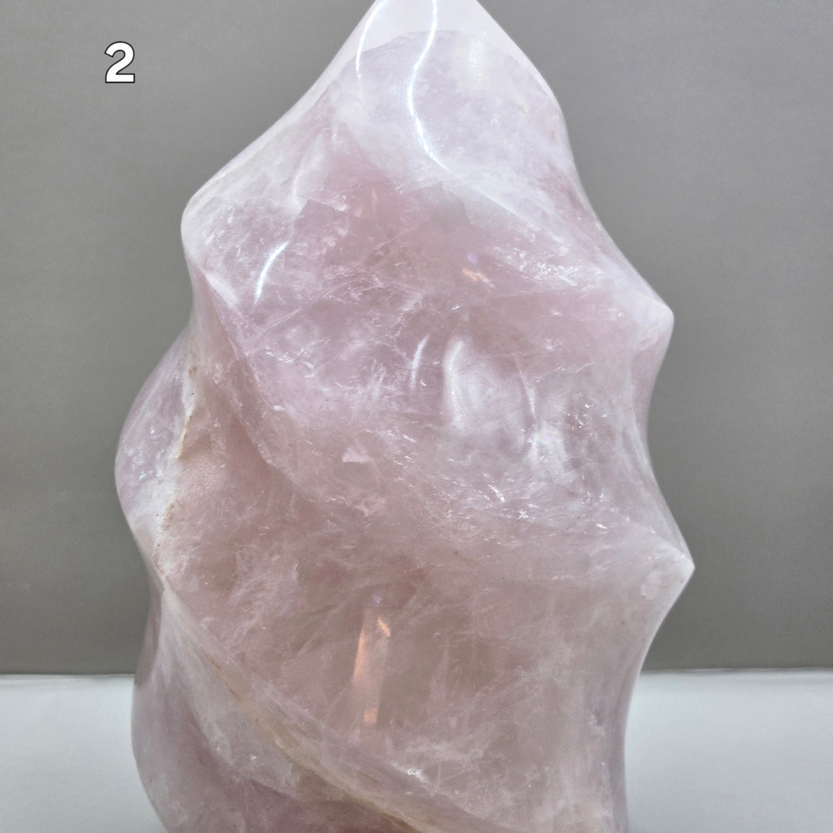 Rose Quartz Flame (Madagascar)