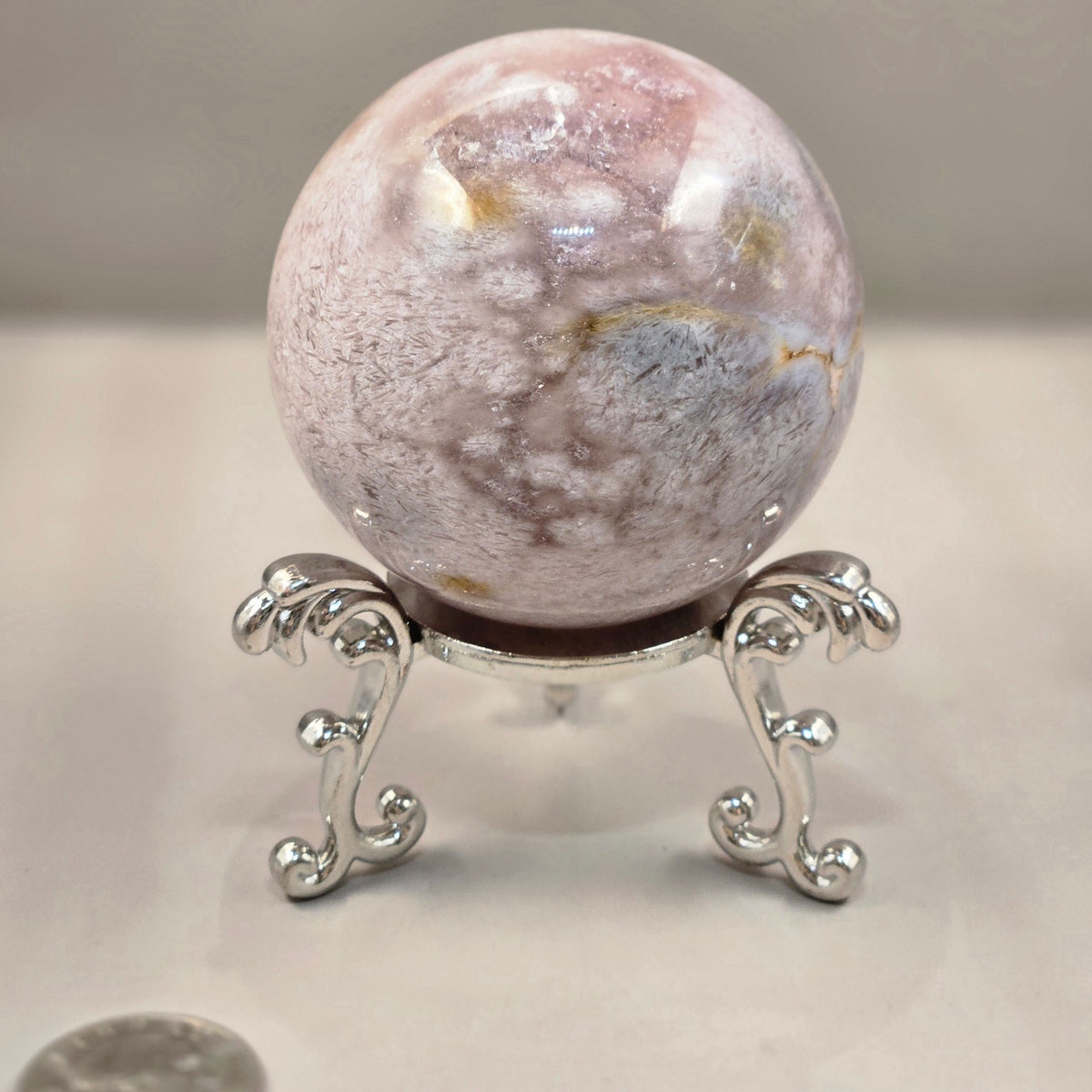 Pink Amethyst Sphere
