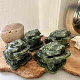 Green Jade Money Toads, Money Frog, Golden Toad, 3 Leg Toad, Lucky Toad - AZ Stone Co.