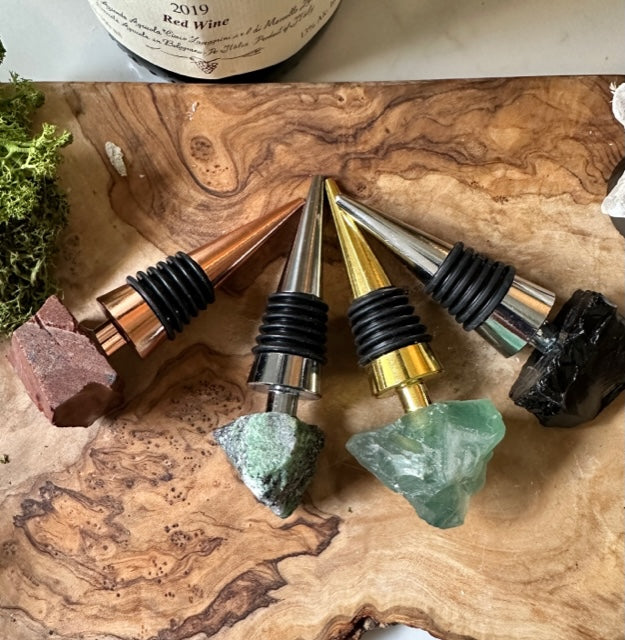 Elegant Crystal Wine Stoppers for Preserving Your Wine