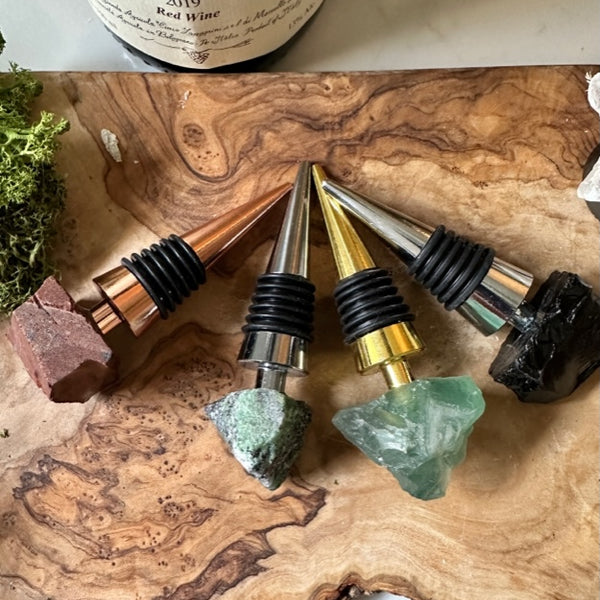 Elegant Crystal Wine Stoppers for Preserving Your Wine
