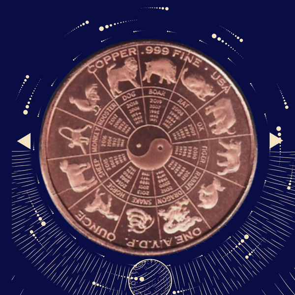Zodiac Copper Coins - AZ Stone Co.